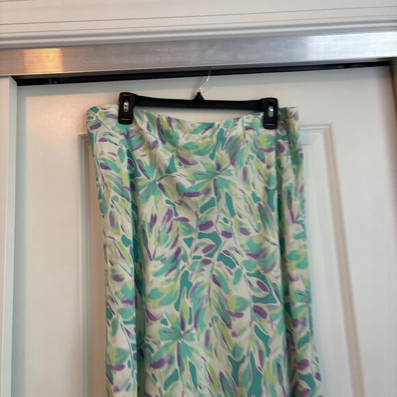 NWT Pure Collection Bias Midi Skirt Sz 14S Spring Modest Feminine Sustainable - Picture 3 of 9